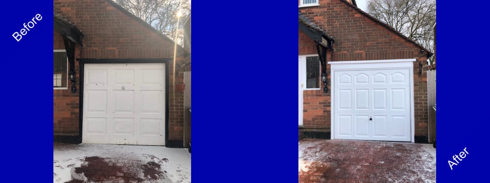 Doulton Doors Garage Door Before and After Photo