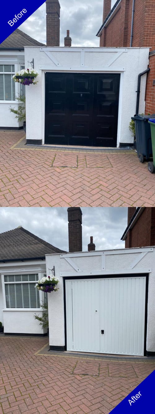 Doulton Doors Garage Door Before and After Photo