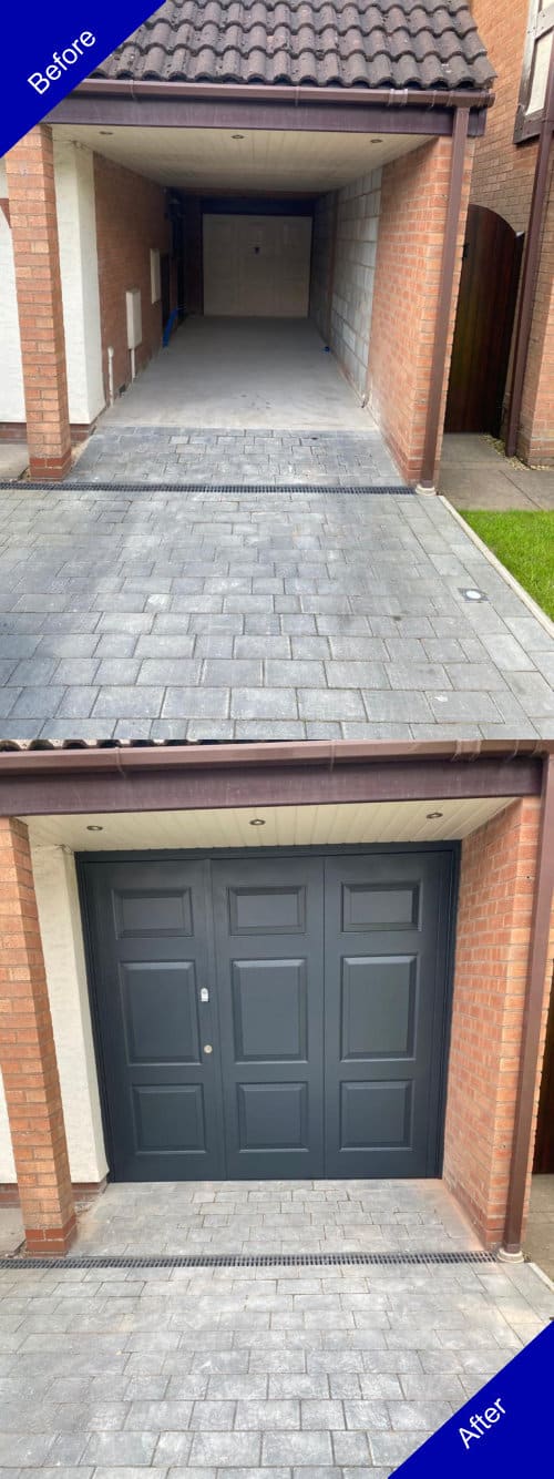 Doulton Doors Garage Door Before and After Photo