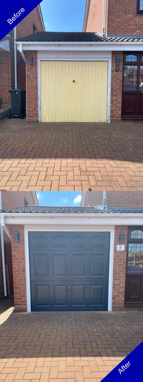 Doulton Doors Garage Door Before and After Photo