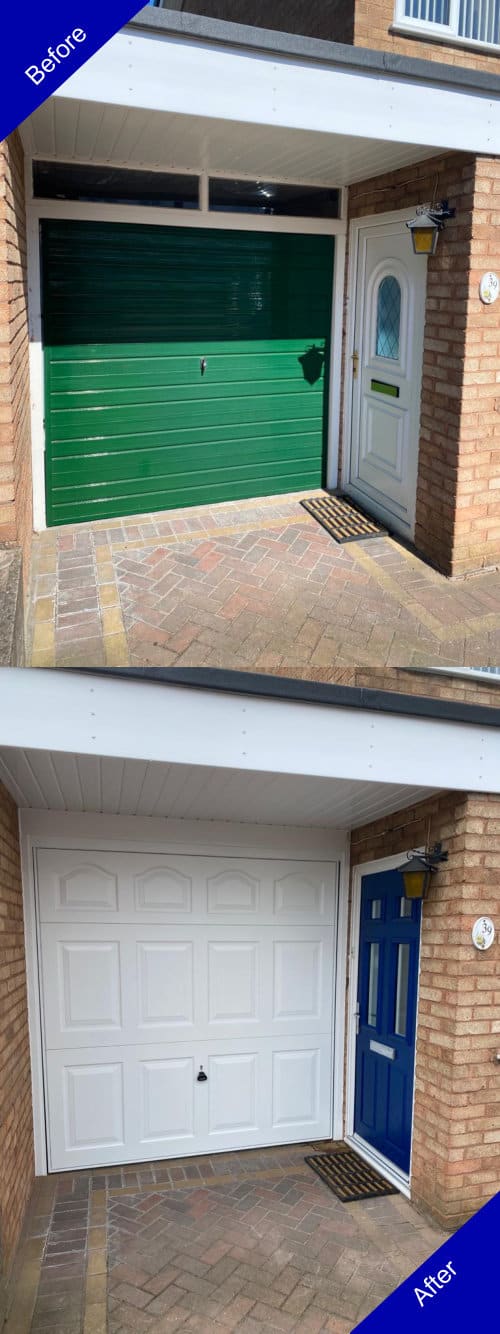 Doulton Doors Garage Door Before and After Photo