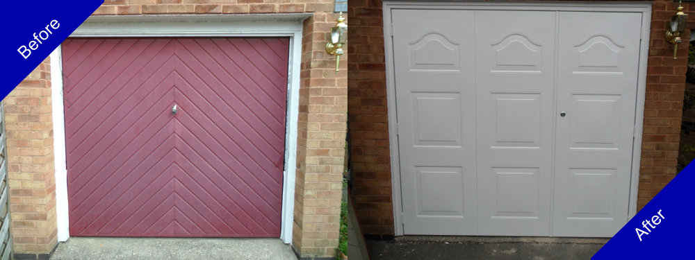 Doulton Doors Garage Door Before and After Photo