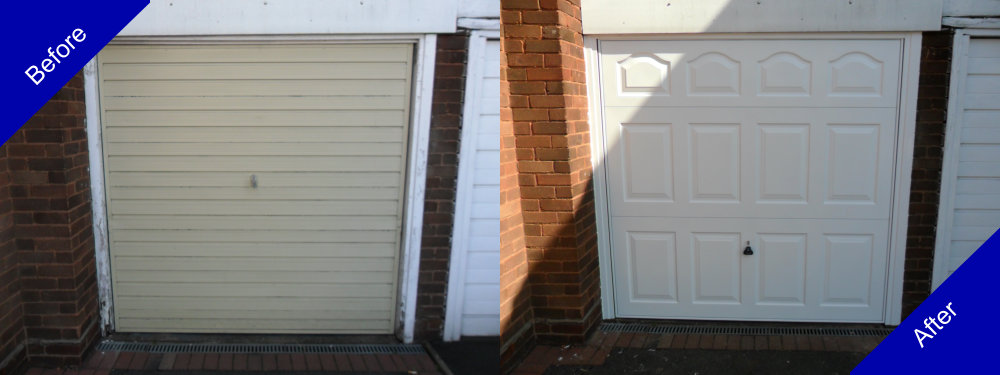 Doulton Doors Garage Door Before and After Photo