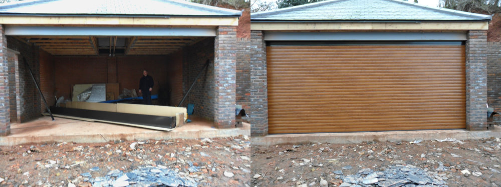 Doulton Doors Garage Door Before and After Photo