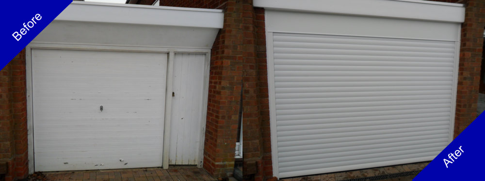 Doulton Doors Garage Door Before and After Photo