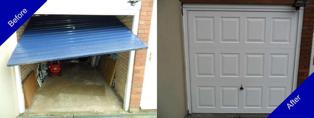 Doulton Doors Garage Door Before and After Photo