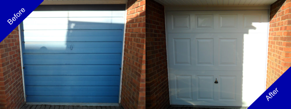 Doulton Doors Garage Door Before and After Photo