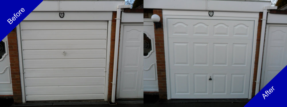 Doulton Doors Garage Door Before and After Photo