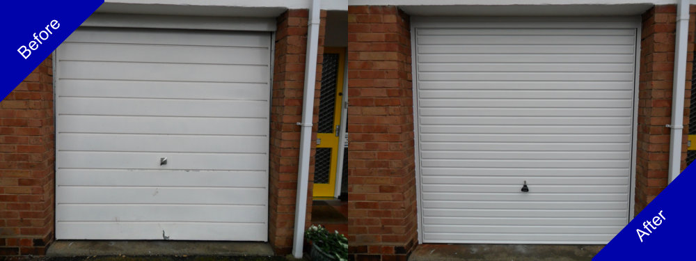 Doulton Doors Garage Door Before and After Photo