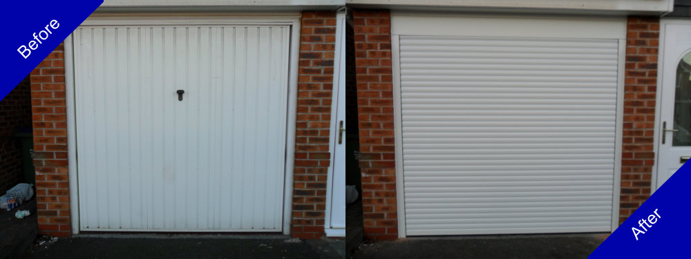 Doulton Doors Garage Door Before and After Photo