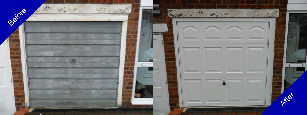 Doulton Doors Garage Door Before and After Photo