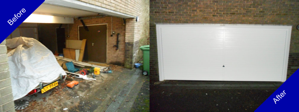 Doulton Doors Garage Door Before and After Photo