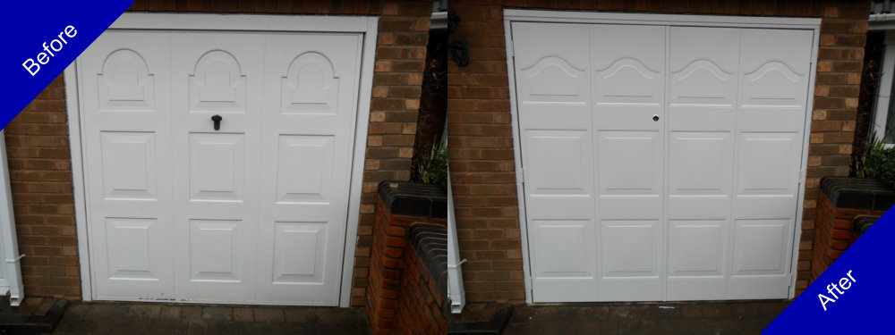 Doulton Doors Garage Door Before and After Photo