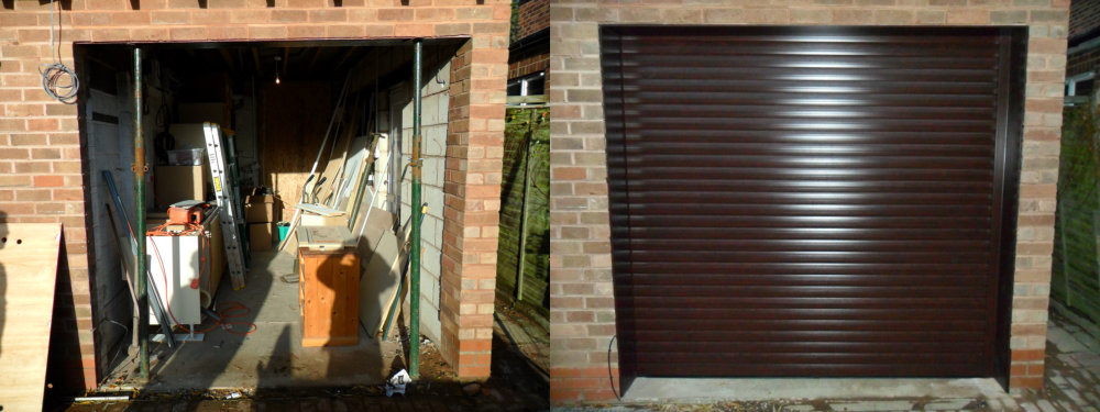 Doulton Doors Garage Door Before and After Photo