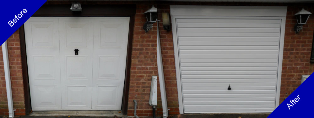 Doulton Doors Garage Door Before and After Photo