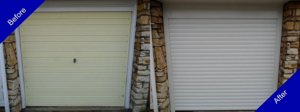 Doulton Doors Garage Door Before and After Photo