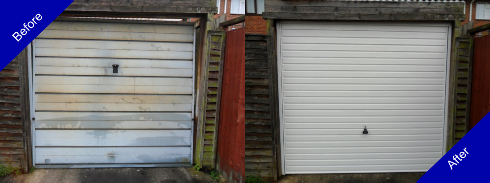 Doulton Doors Garage Door Before and After Photo