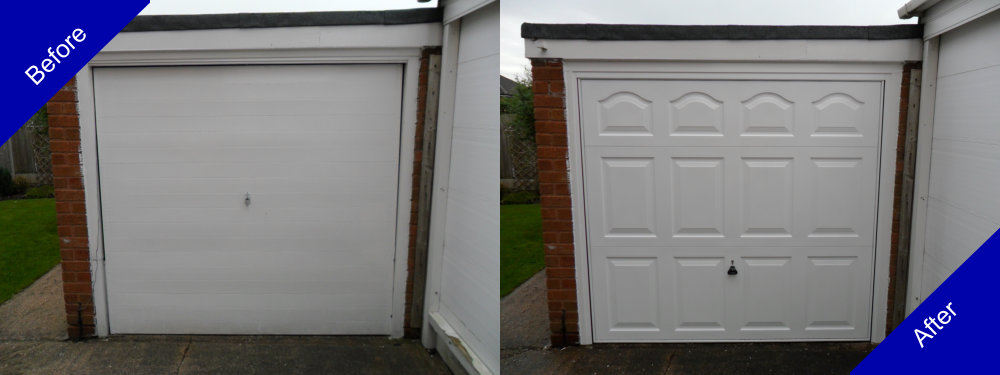 Doulton Doors Garage Door Before and After Photo