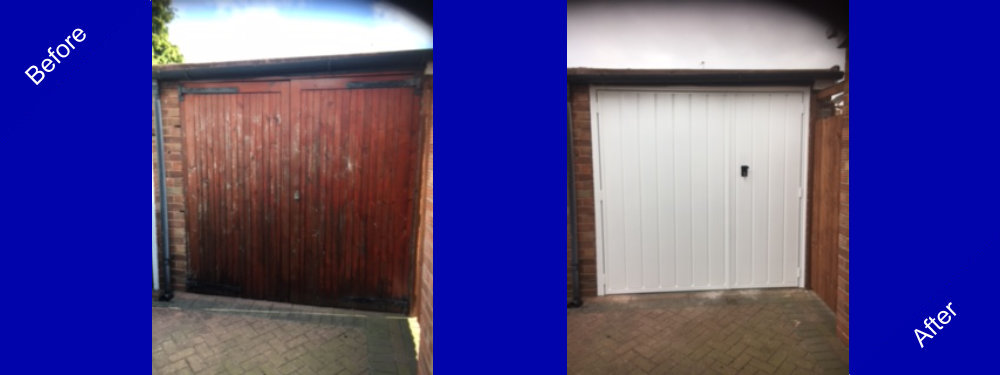 Doulton Doors Garage Door Before and After Photo