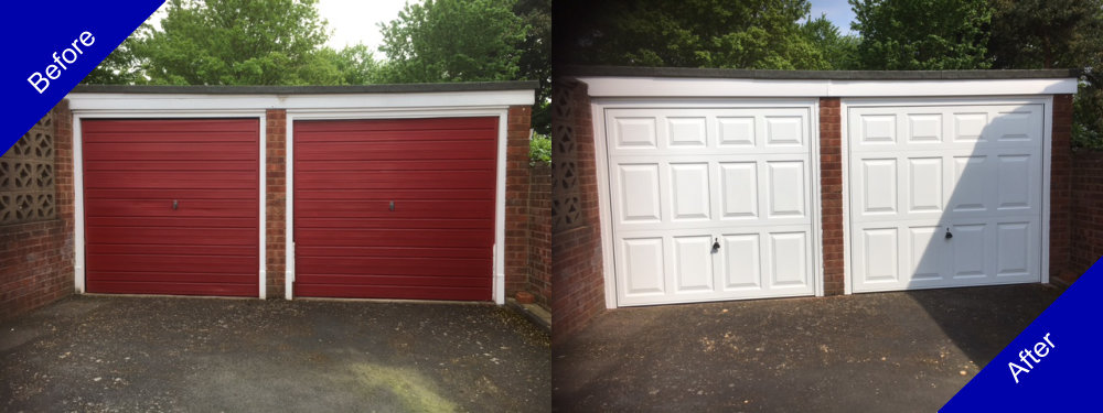 Doulton Doors Garage Door Before and After Photo